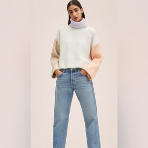 Mango turtleneck knitted sweater